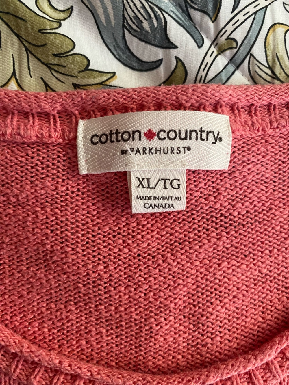 PARKHURST Cotton Country Sweater - Picture 5 of 5